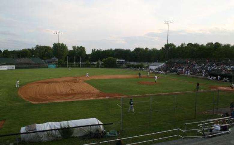 Aerial view of the field