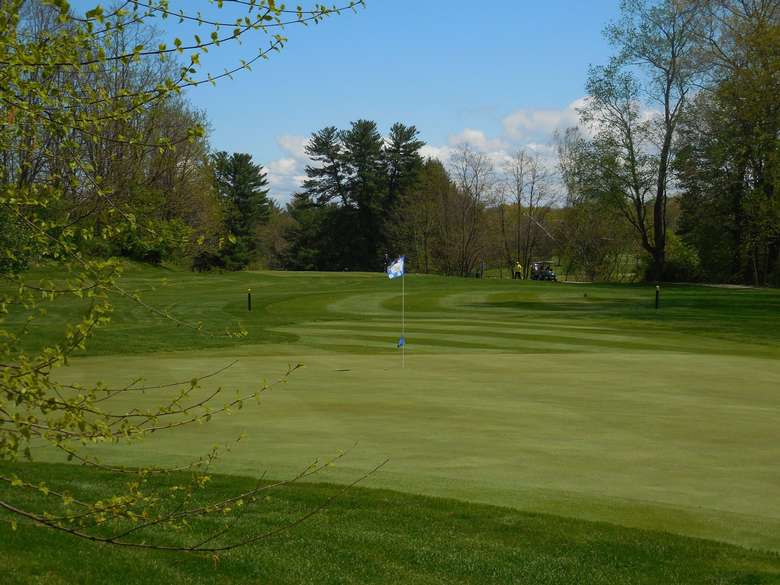 well-manicured golf course