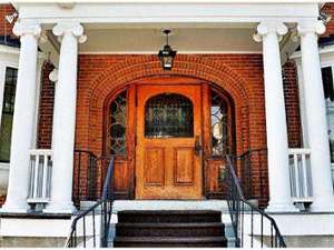 Front entrance to building