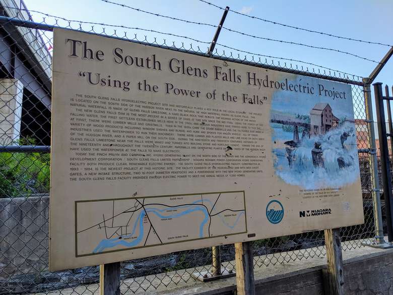 hydroelectric project sign