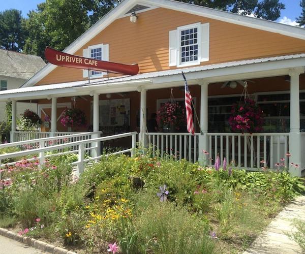 exterior of UpRiver Cafe