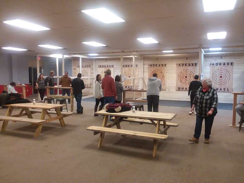 axe throwing facility
