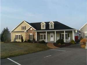 exterior of a new home