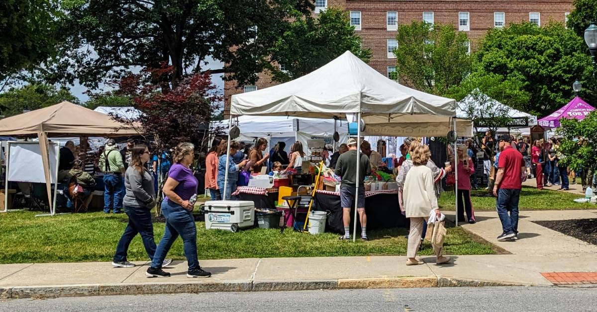 glens falls event downtown with vendors