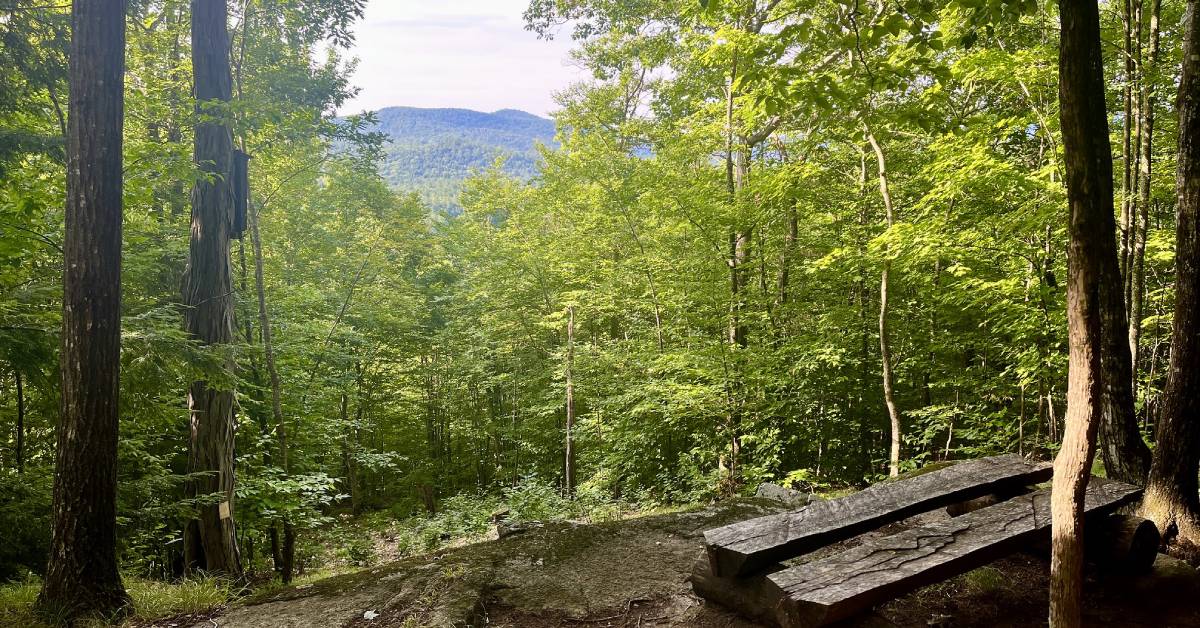 mountain summit at potash mountain