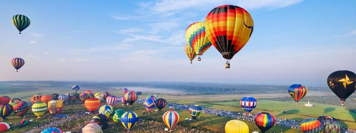 hot air balloon festival