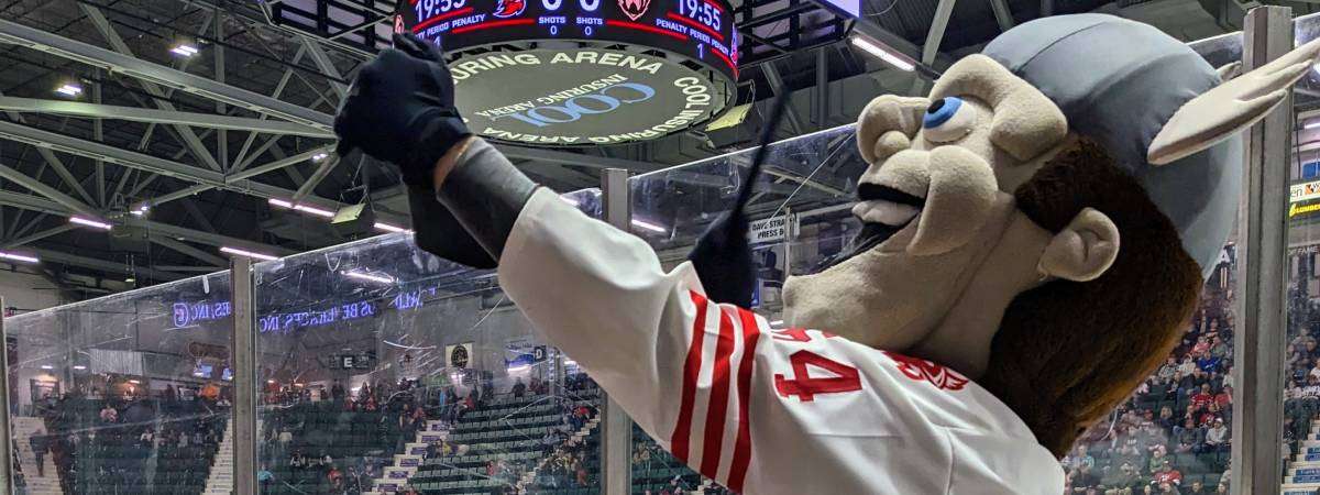 adirondack thunder mascot