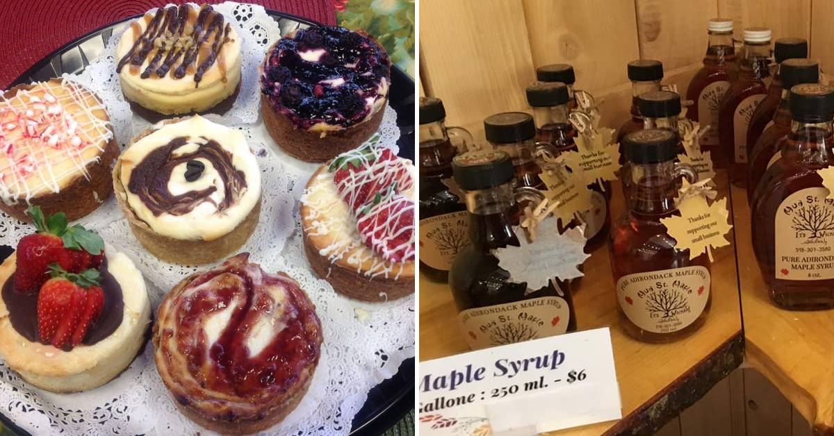 desserts and maple products