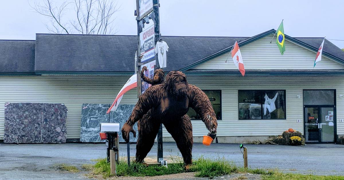 bigfoot statue