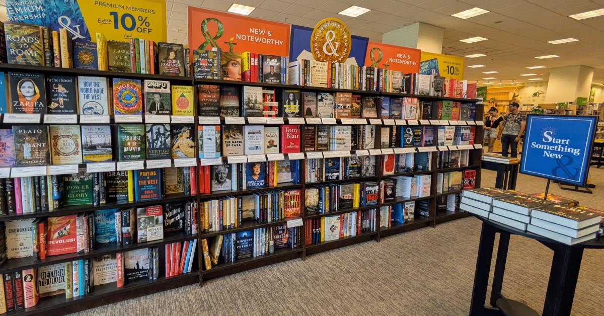 interior of barnes and noble