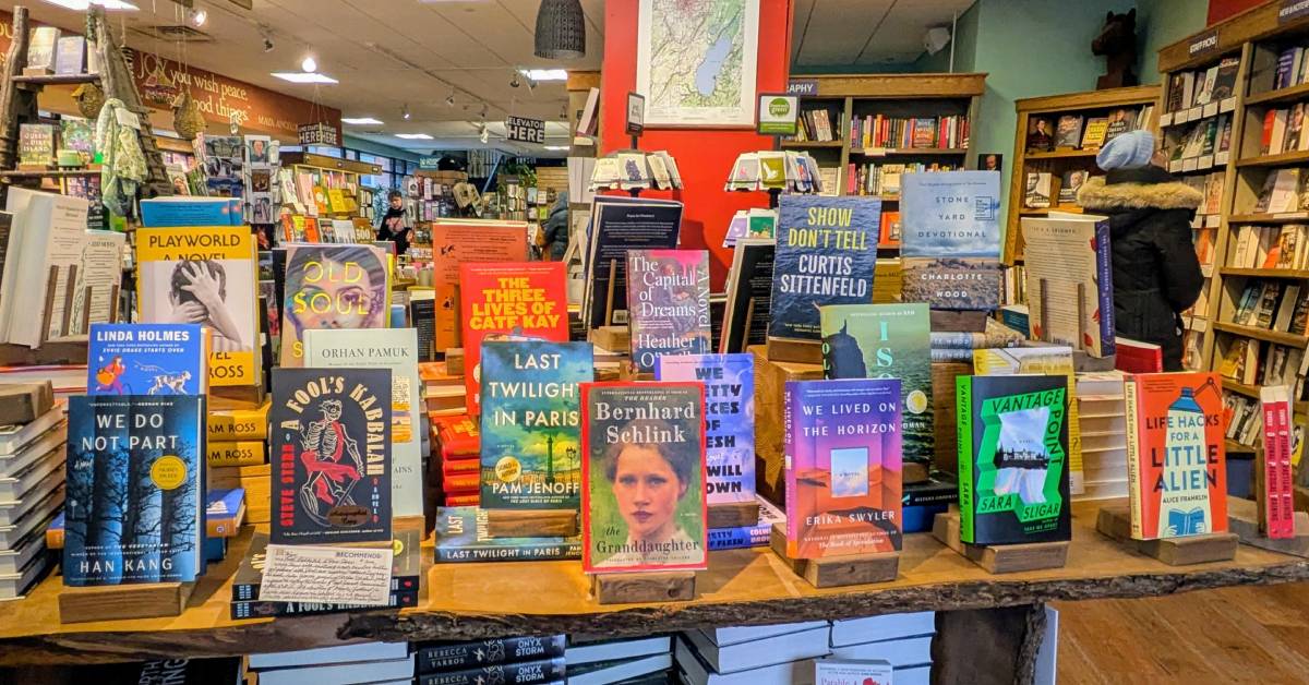 interior of northshire bookstore