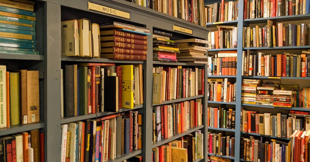 interior of village booksmith