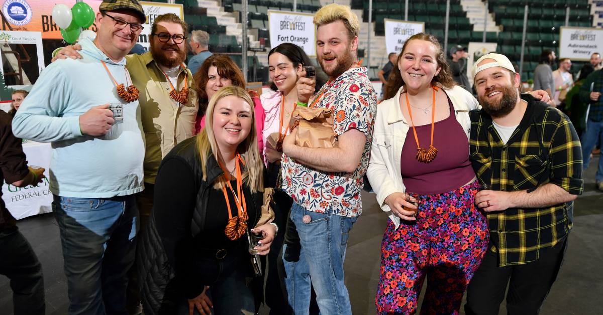 people at glens falls brewfest