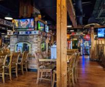 interior of casual restaurant, bar atmosphere