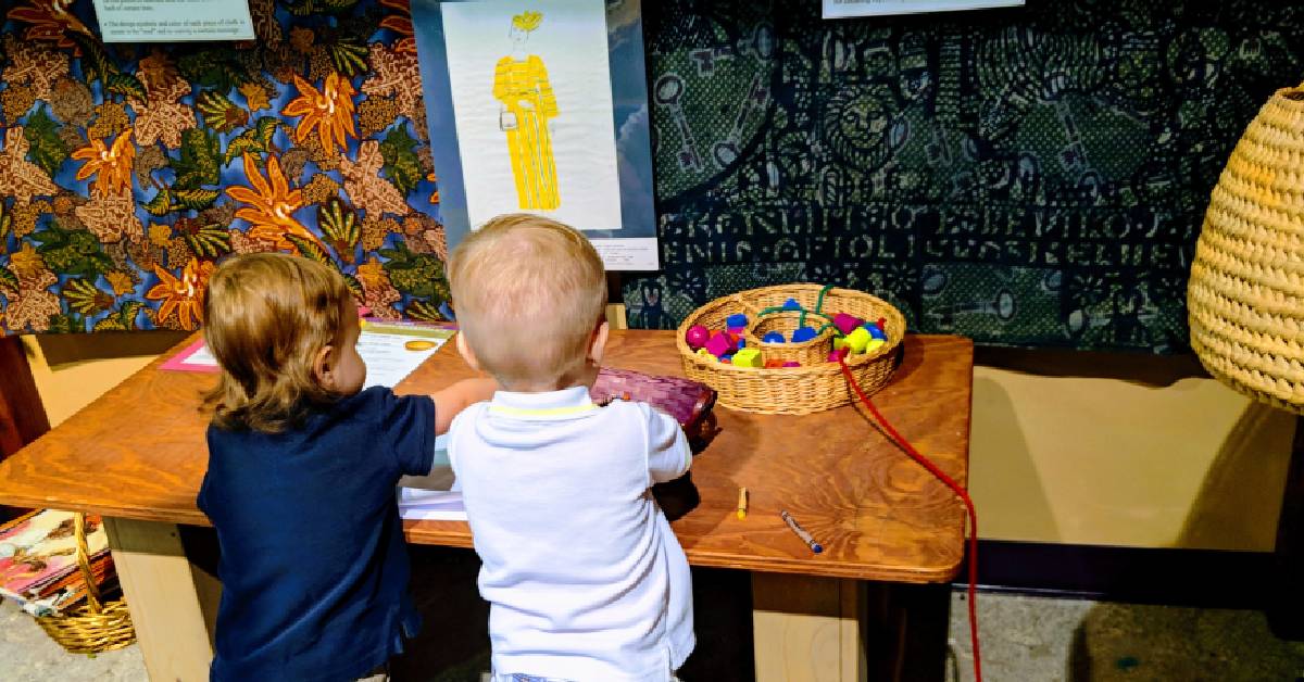 toddlers playing at world awareness children's museum