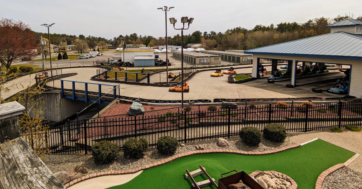 go karts at the fun spot