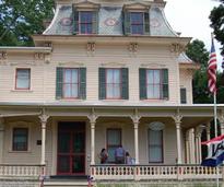 entrance of a historic house