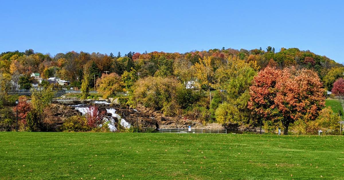 bicentennial park in the fall