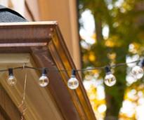 closeup of roof in fall