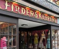 outside of Finders Keepers store entrance