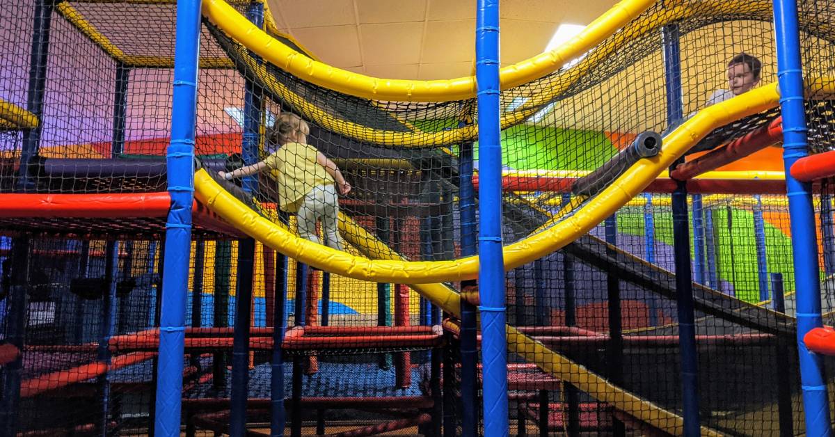 indoor playground at fun spot