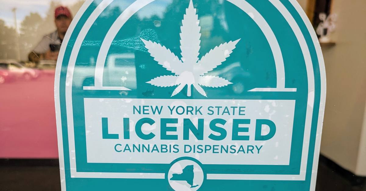 signage new york state licensed cannabis dispensary