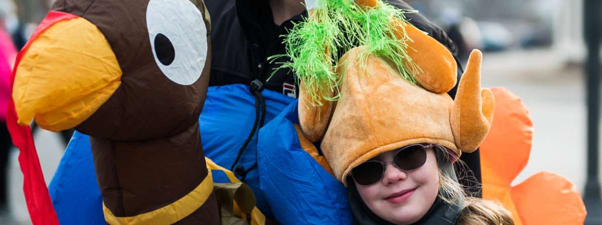 people in turkey outfits