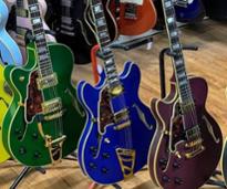 colorful guitars