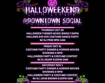 halloween at downtown social