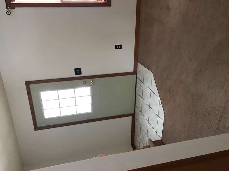 Clean and empty front entrance