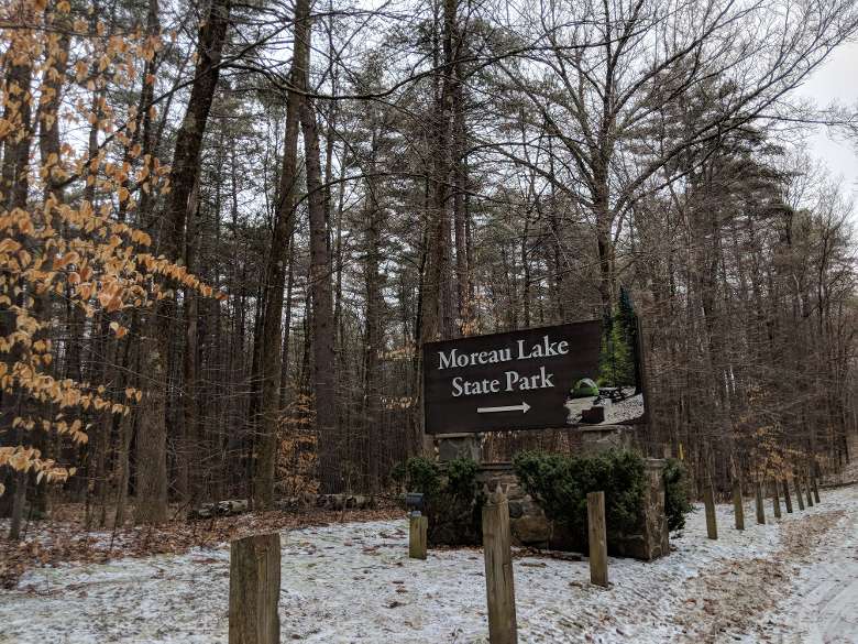 sign for the park