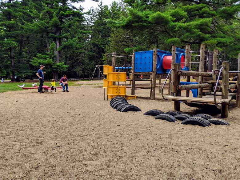 people near playground