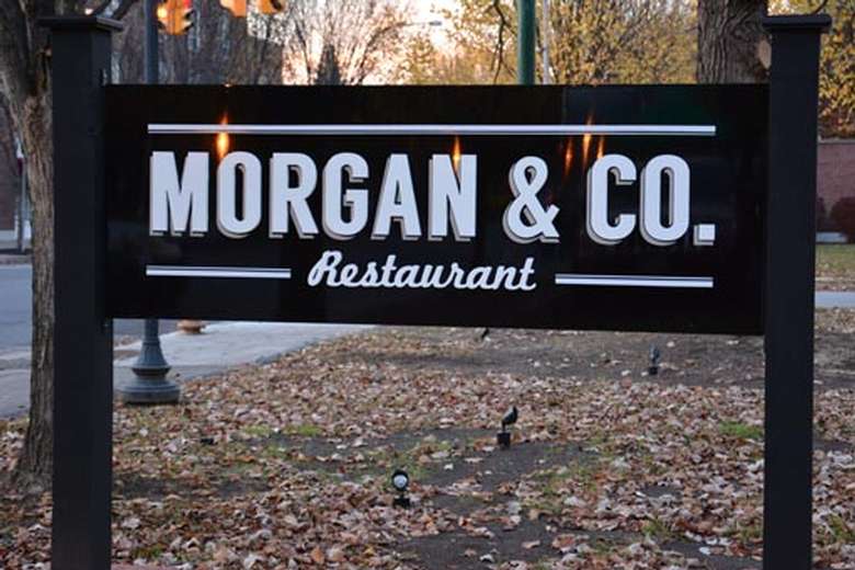 Morgan & Co. sign outside