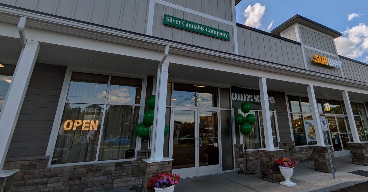 exterior of silver cannabis company