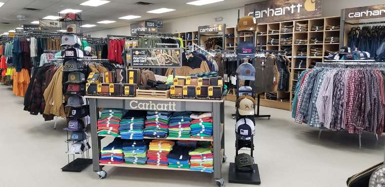 Men's clothing department