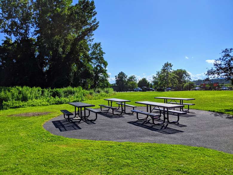 picnic table area