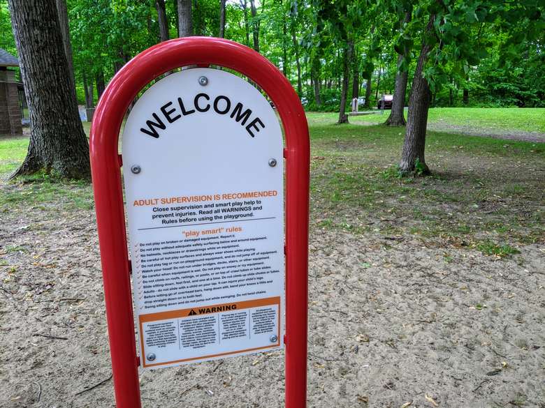 playground sign