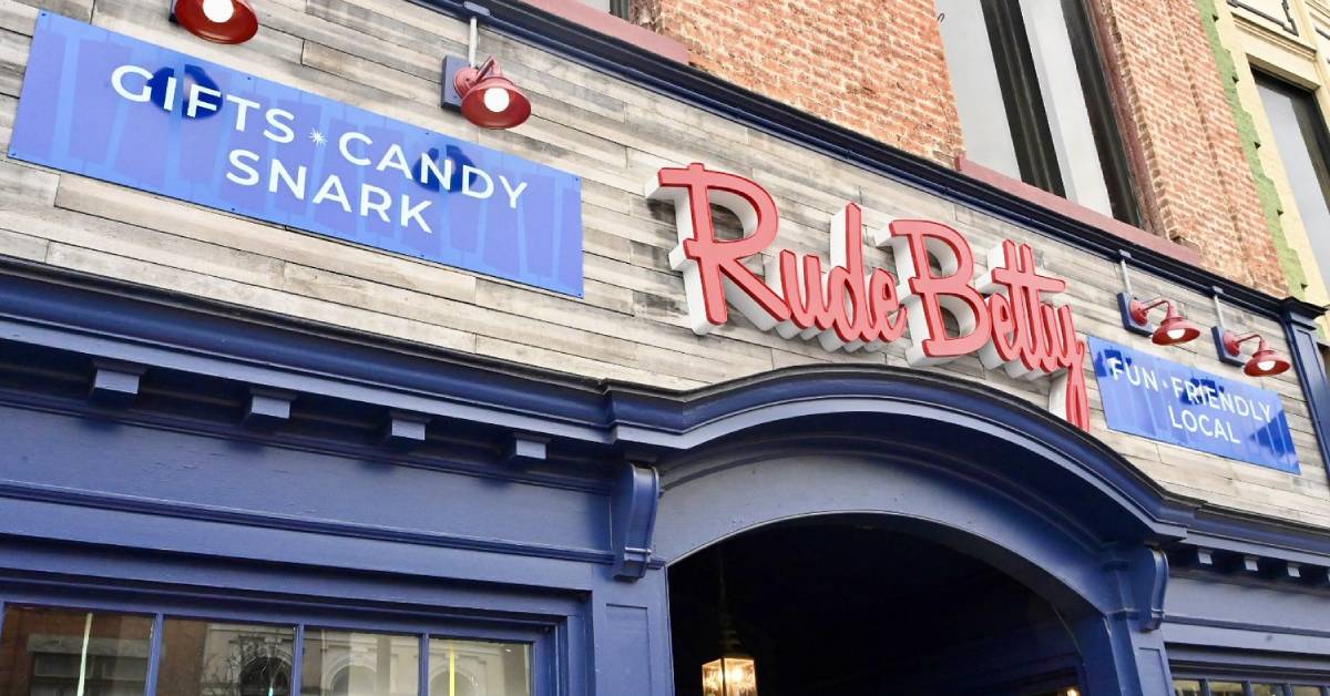 exterior of rude betty