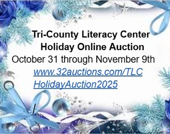 Tri-County Literacy Center's Holiday Auction 2025