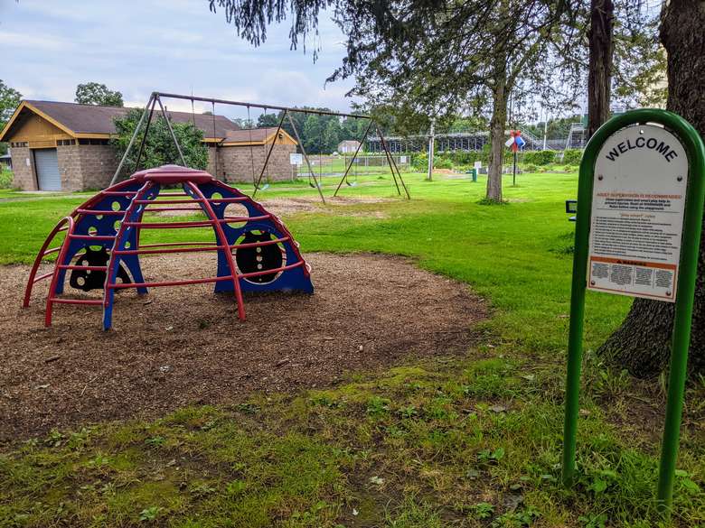 playground and sign
