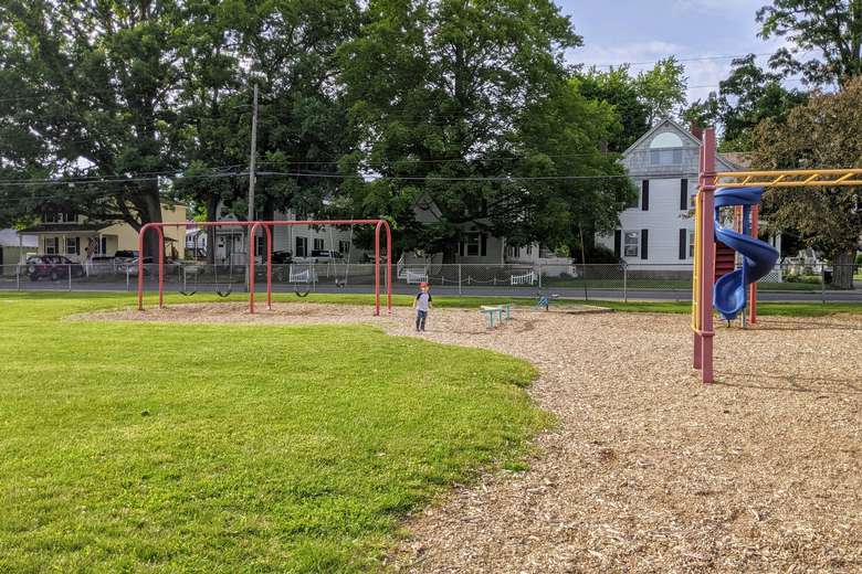 swings and playground