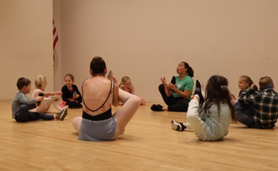 Workshop participants at The Hyde Collection.