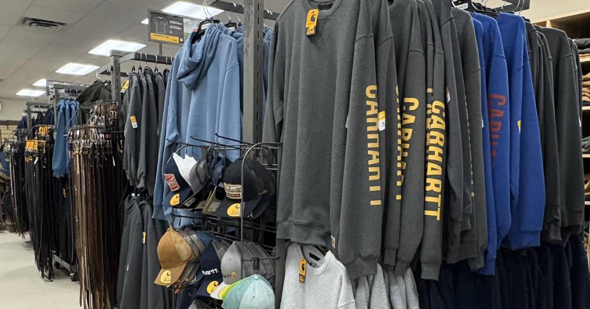 carhartt clothes in walker's farm, home and tack