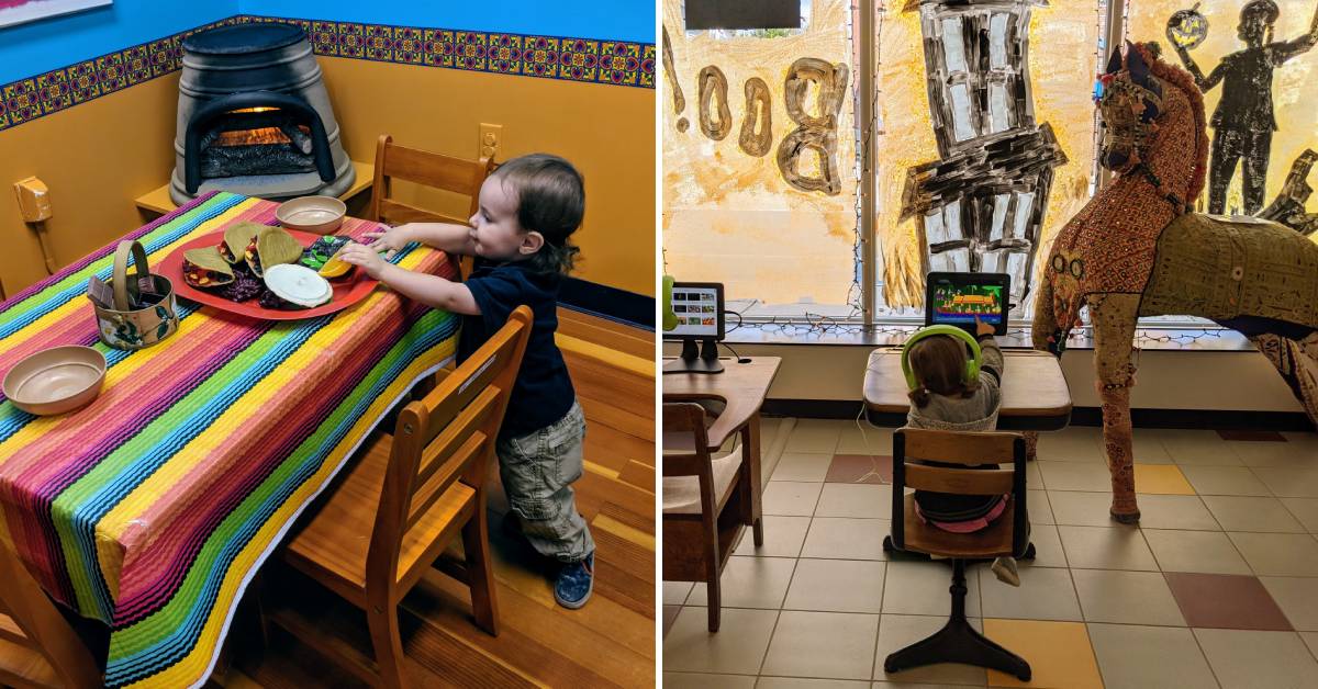 toddlers at world awareness children's museum